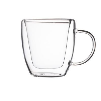 2 Lakeland Double-Walled Glass Coffee Mugs 180ml image(4)