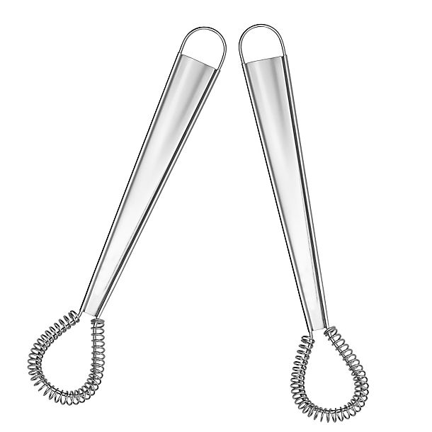 2 Small Stainless Steel Wonder Whisks image()
