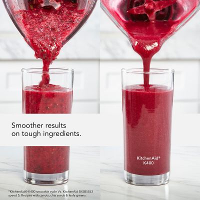 KitchenAid K400 Blender Cream 5KSB4026BAC image(5)