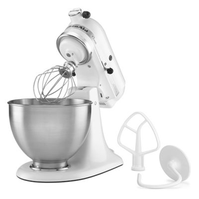KitchenAid Classic Stand Mixer White 5K45SSBWH image(10)