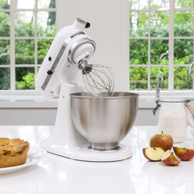 KitchenAid Classic Stand Mixer White 5K45SSBWH image(4)