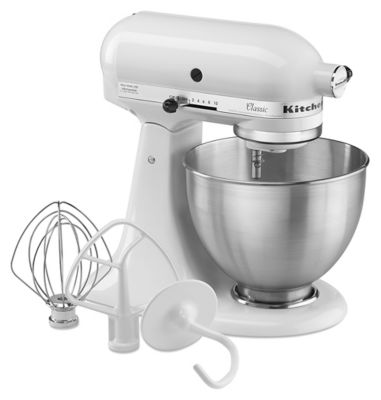 KitchenAid Classic Stand Mixer White 5K45SSBWH image(7)
