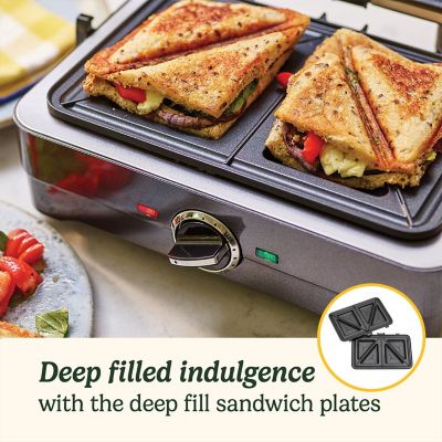 Cuisinart 2-in-1 Grill and Sandwich Maker Midnight Grey GRSM4U image(3)