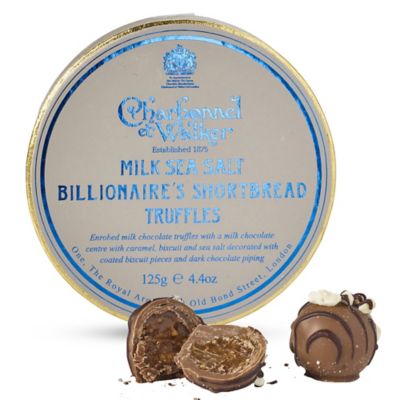 Charbonnel et Walker Milk Sea Salt Billionaire’s Shortbread Truffles 125g image(1)