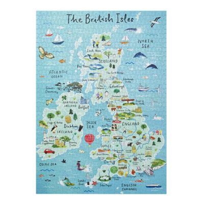 Talking Tables British Isles Tourism Map Jigsaw Puzzle – 1000 pieces image(2)