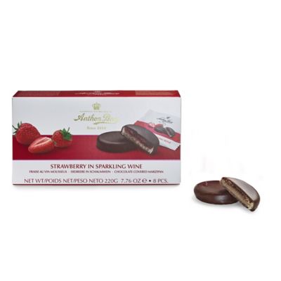Strawberry in Sparkling Wine Chocolate-Covered Marzipan 220g image(1)