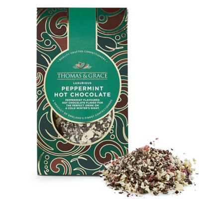 Thomas & Grace Peppermint Luxury Hot Chocolate Flakes 160g image(1)