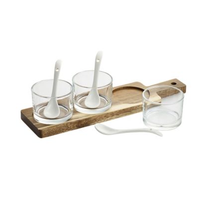 Lakeland Glass Serving Trio with Wooden Paddle image(2)