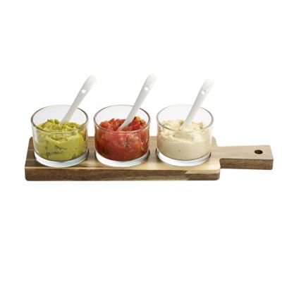 Lakeland Glass Serving Trio with Wooden Paddle image(3)