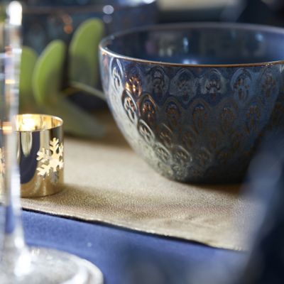 4 Gold Snowflake Napkin Rings image(2)