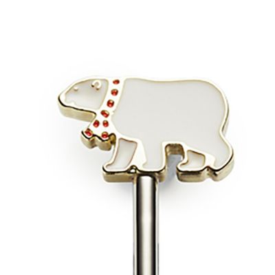 2 Polar Bear Teaspoons image(2)