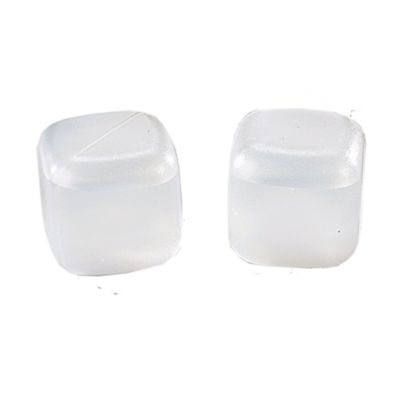 White ice shop cubes