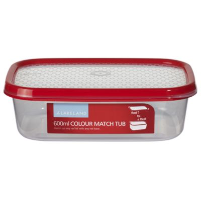 Colour Match Lidded Food Storage Containers 600ml x 3 image(2)