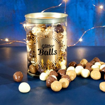 Flower & White Chocolate-coated Meringue Glitter Balls 150g image(2)