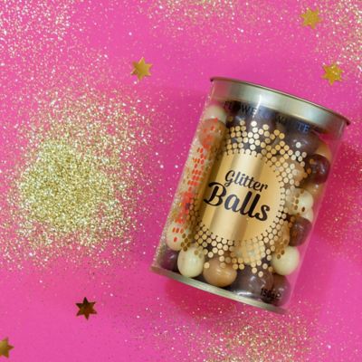 Flower & White Chocolate-coated Meringue Glitter Balls 150g image(3)