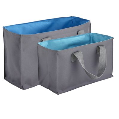 2-in-1 Shopping Trolley Tote Bags Set of 4 image(8)