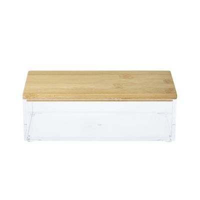Lakeland Medium Rectangular Bamboo Lidded Storage Box 16 x 10 x 5.5cm H. image(2)