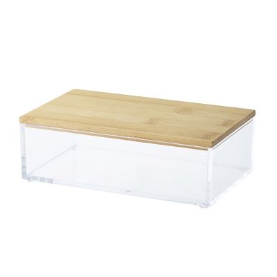 Lakeland Medium Rectangular Bamboo Lidded Storage Box 16 x 10 x 5.5cm H. image(3)