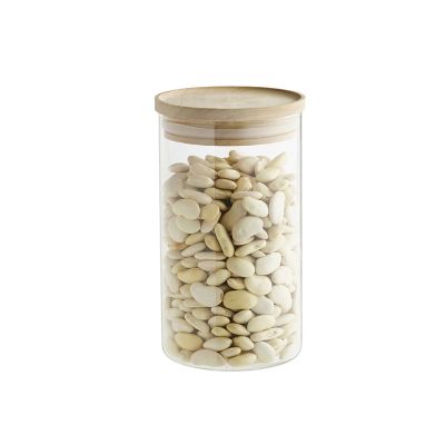 Lakeland Glass Storage Jar with Bamboo Lid – 1L image(1)