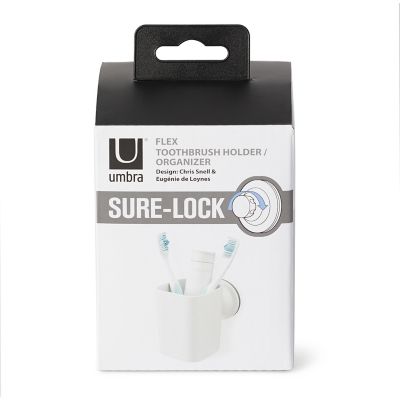 Umbra Flex Sure-Lock Suction Toothbrush Caddy image(8)