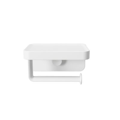 Umbra Flex Sure-Lock Suction Toilet Roll Holder with Shelf - (Image 1)
