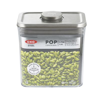OXO Good Grips Steel Pop Rectangular Food Storage Container 1.6L image(2)
