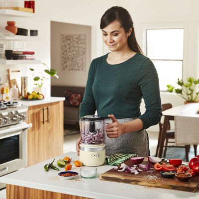 KitchenAid Cordless Food Chopper Cream 5KFCB519B image(8)