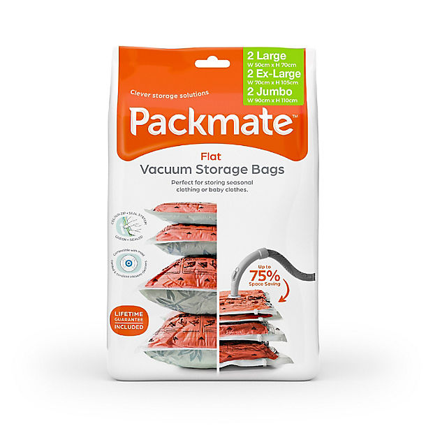 6 Packmate Assorted Vacuum Bags image(1)