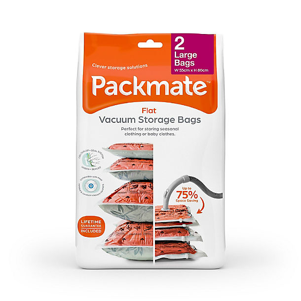 2 Packmate Large Flat Vacuum Bags image(1)
