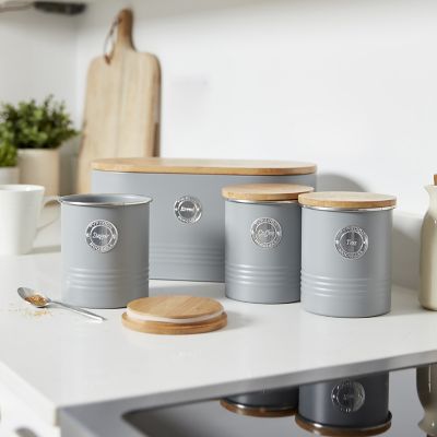 Typhoon Living Tea Storage Canister – Putty Grey 1L image(2)
