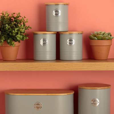Typhoon Living Tea Storage Canister – Putty Grey 1L image(3)