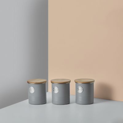 Typhoon Living Tea Storage Canister – Putty Grey 1L image(5)