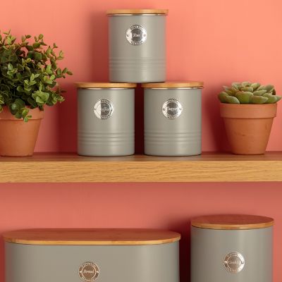 Typhoon Living Sugar Storage Canister – Putty Grey 1L image(2)