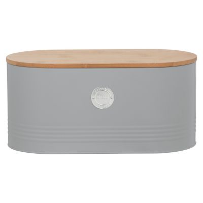 Typhoon Living Bread Bin Putty Grey Lakeland