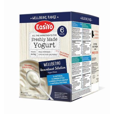 EasiYo Wellbeing Variety Pack Yoghurt Mix x 6 image(1)