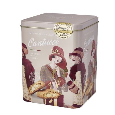 Gadeschi Art Deco Cantucci Italian Biscuits and Tin 500g image(2)
