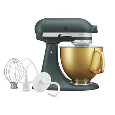 KitchenAid Artisan 4.8 Litre Stand Mixer Pebbled Palm Gold Bowl Limited Edition image(2)