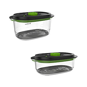 2 FoodSaver Containers 700ml and 1.2 Litre