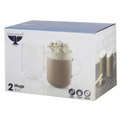 2 Ravenhead Glass Mugs 310ml image(5)