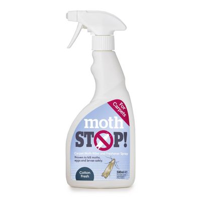 Moth Stop Carpet Moth Killer and Freshener Spray – Cotton Fresh image(1)