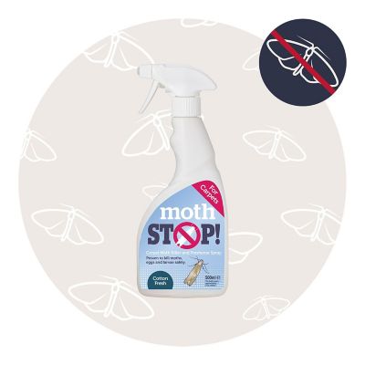 Moth Stop Carpet Moth Killer and Freshener Spray – Cotton Fresh image(3)