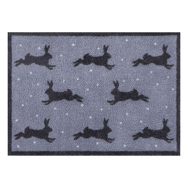 Hares Grey Turtle Mat 85 x 60cm image(1)