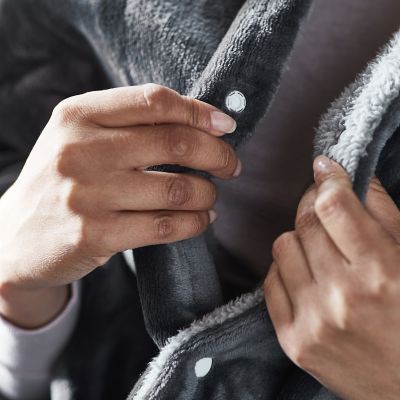 StaySnug Grey Electric Heated Poncho image(3)