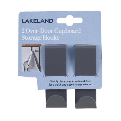2 Lakeland Over-Door Cupboard Storage Hooks image(2)