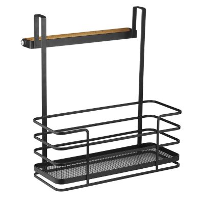 Lakeland Black Mesh Metal Over-Door Cupboard Organiser - (Image 2)