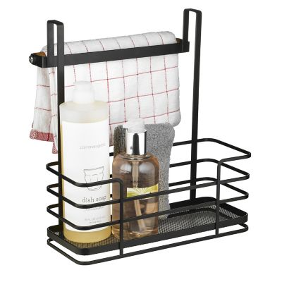 Lakeland Black Mesh Metal Over-Door Cupboard Organiser - (Image 4)