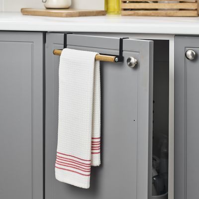 Lakeland Black Mesh Metal Over-Door Cupboard Organiser image(7)