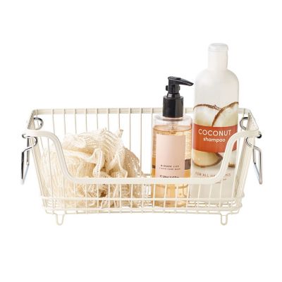 Lakeland Small Multi-Purpose Stackable Wire Storage Basket – Cream image(4)