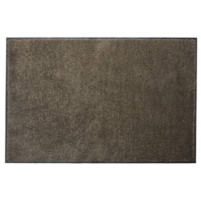 Microfibre Ultra-Trap Indoor Floor & Door Mat Taupe 60 x 40cm image(1)