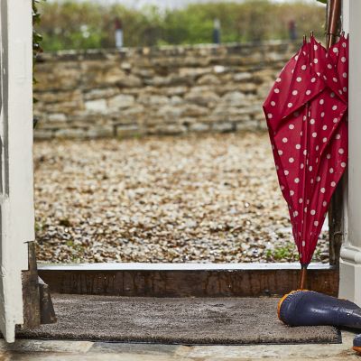 Microfibre Ultra-Trap Indoor Floor & Door Mat Taupe 60 x 40cm image(4)